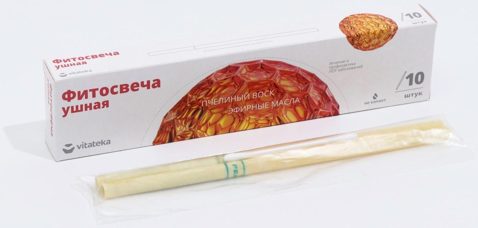 Фитосвеча ушная Классическая Витатека, 10 шт.