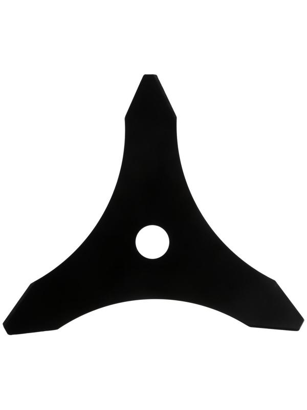 Нож для триммера ТУНДРА, трехлучевой, для густой травы, 255 х 25.4 х 1.4 мм