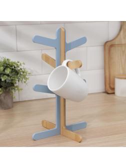 Подставка для кружек Heaven, 20×20×32 см, бамбук, цвет МИКС