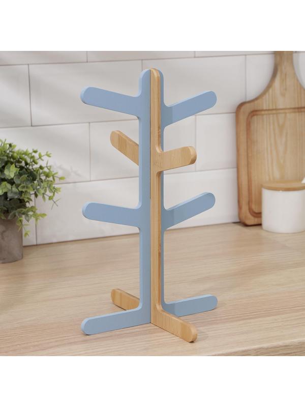 Подставка для кружек Heaven, 20×20×32 см, бамбук, цвет МИКС