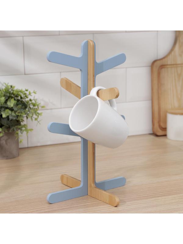 Подставка для кружек Heaven, 20×20×32 см, бамбук, цвет МИКС