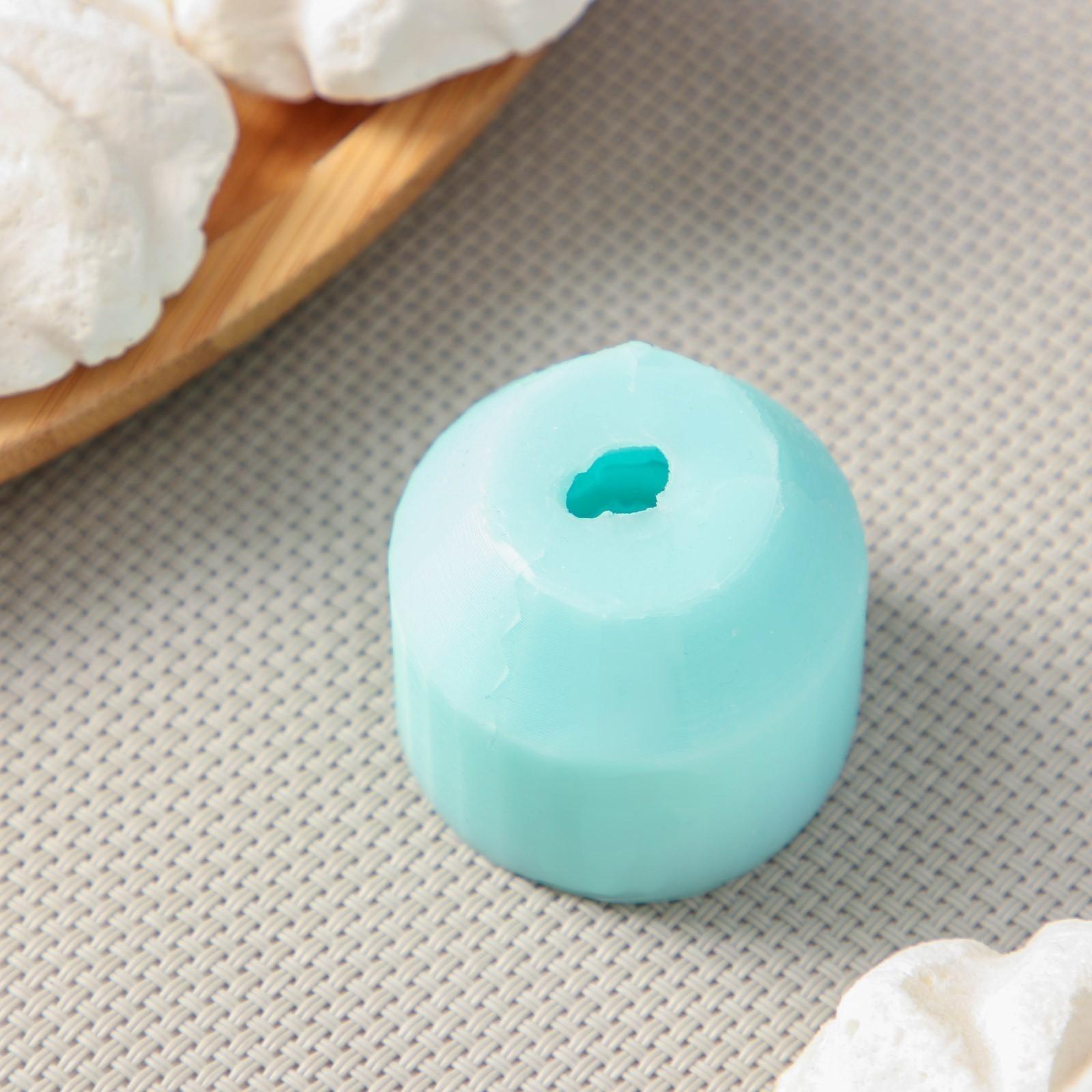 Силиконовая форма «Розочка букетная», d=3,1 см, h=2,6 см, цвет бирюзовый