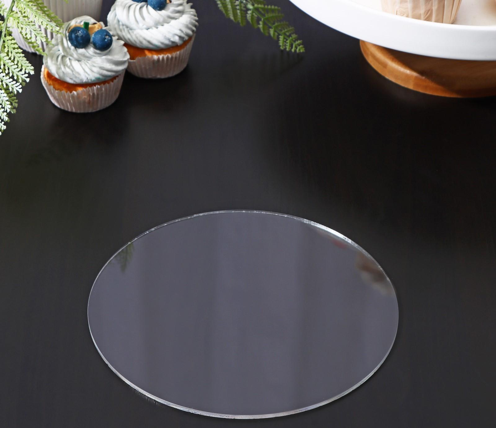 Подложка акриловая, d=20 см, h=0,3 см, цвет прозрачный