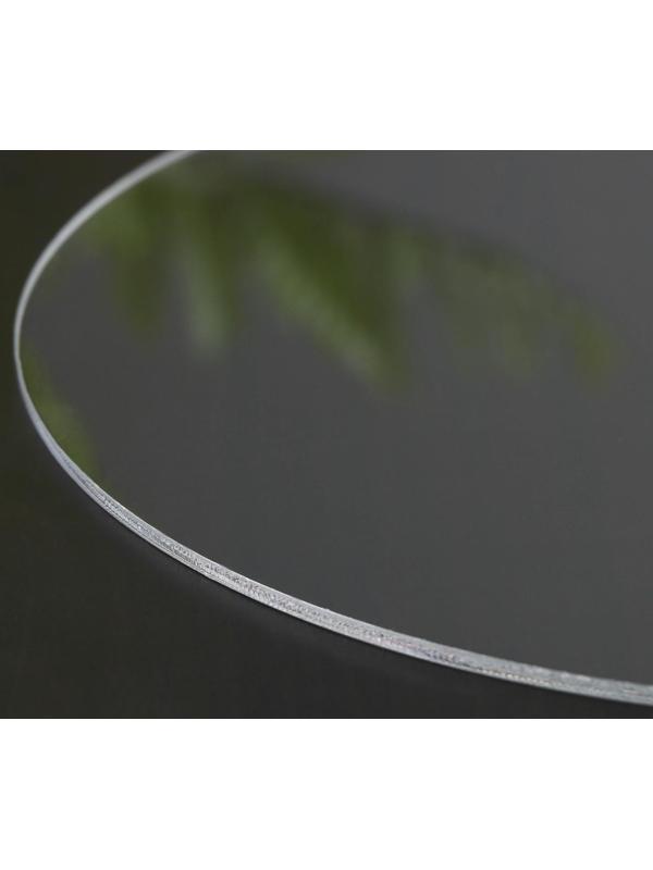 Подложка акриловая, d=26 см, h=0,3 см, цвет прозрачный