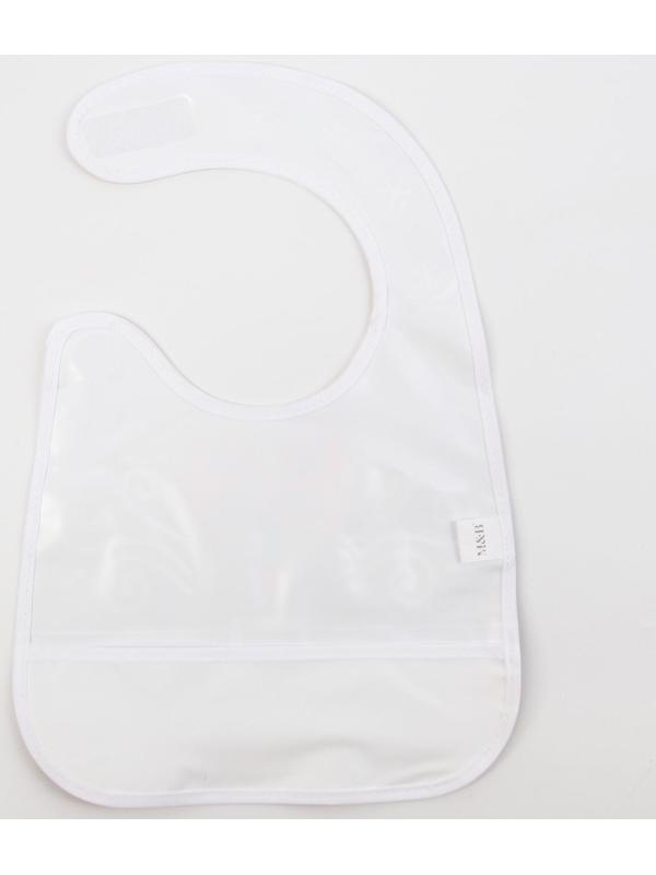 Нагрудник «Пряник» непромокаемый на липучке, новогодняя подарочная упаковка