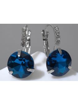 Серьги со стразами 