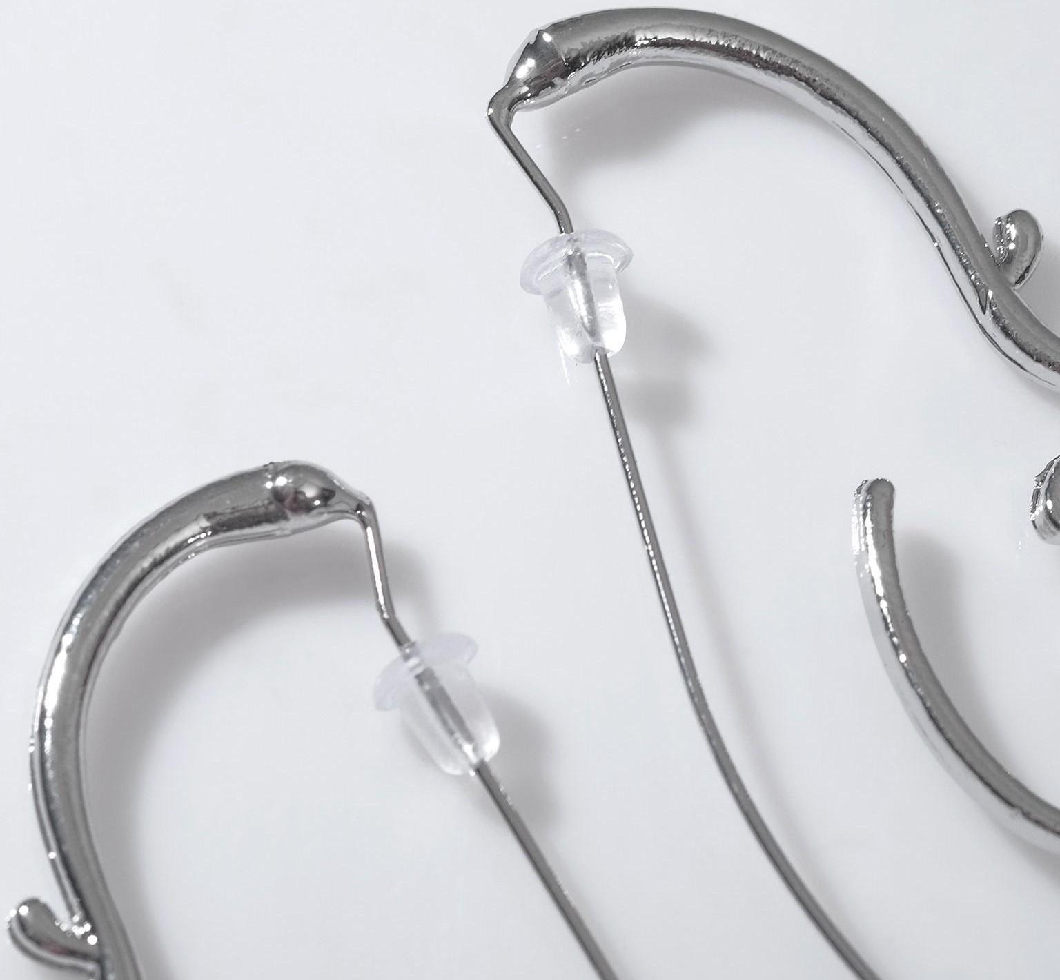 Серьги металл 