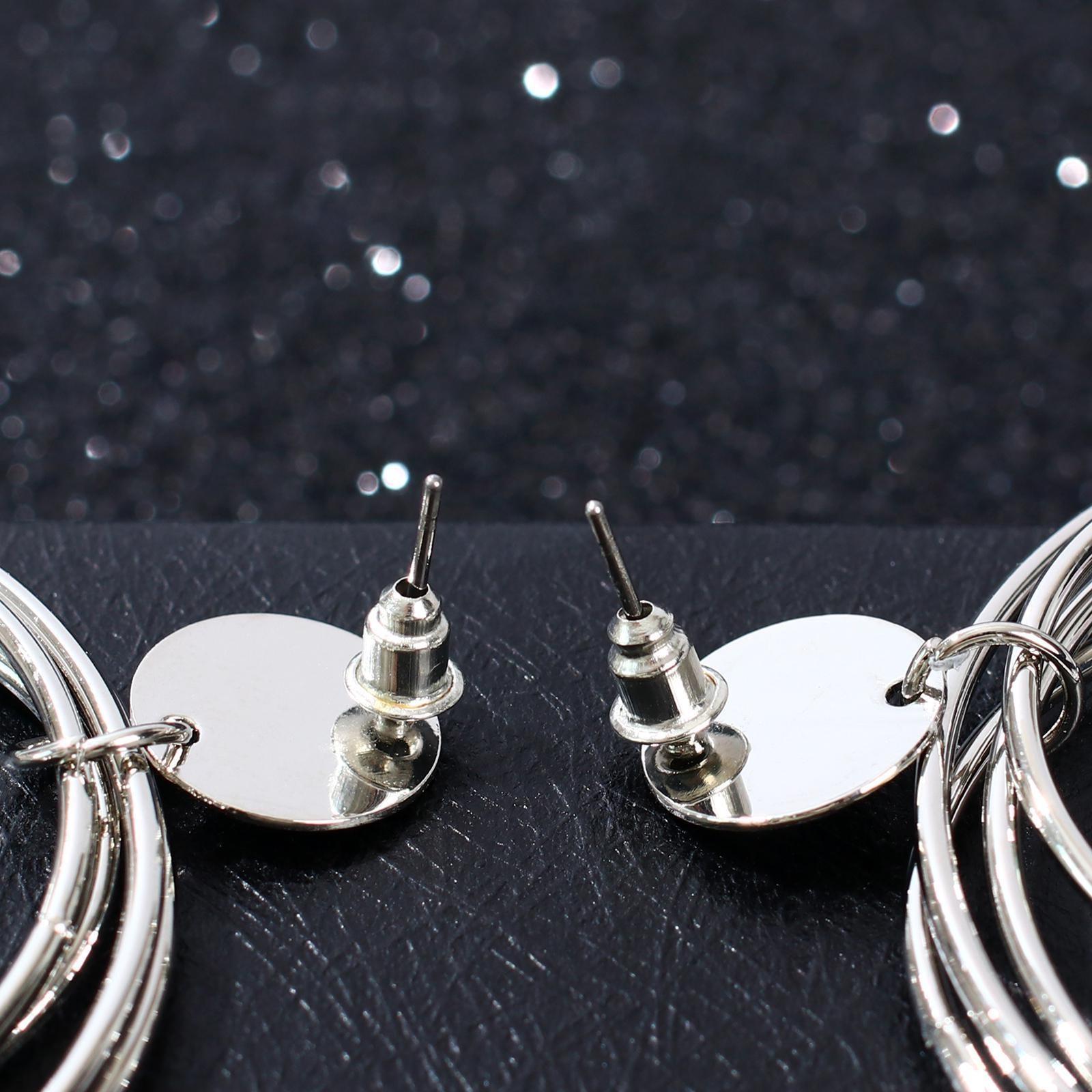 Серьги металл 