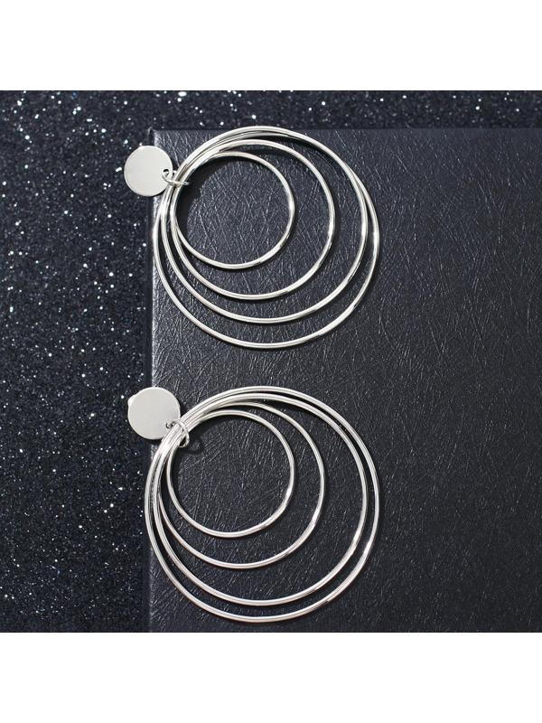 Серьги металл 