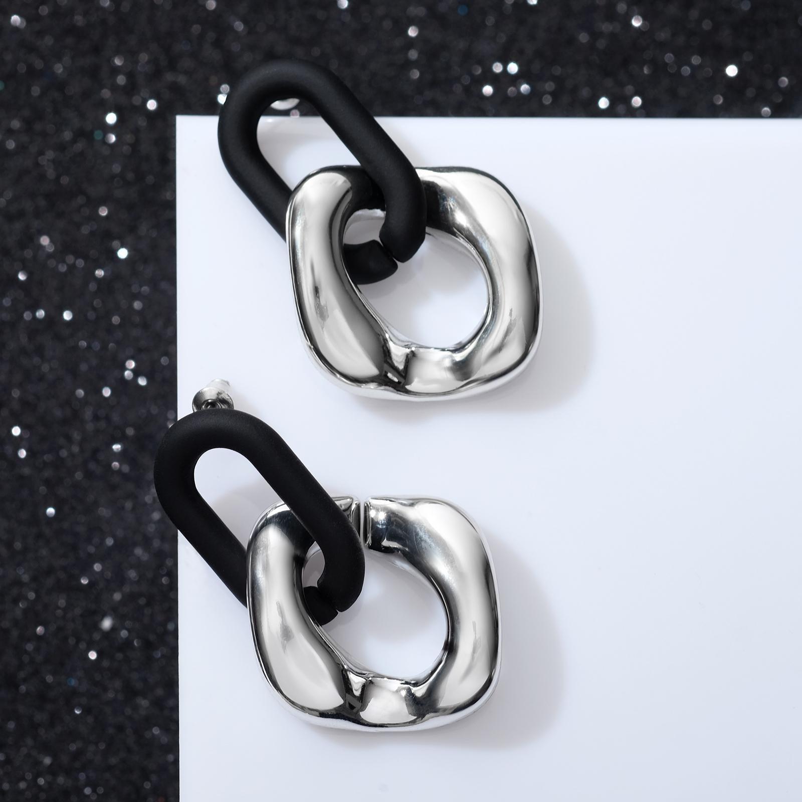 Серьги металл 