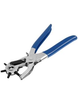 Просекатель дырокол для кожи и картона ТУНДРА, 2-2.5-3-3.5-4-4.5 мм, 225 мм