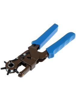 Просекатель дырокол для кожи и картона ТУНДРА, усиленный, 2-2.5-3-3.5-4-4.5 мм, 235 мм