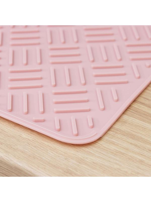 Коврик для сушки посуды, 35×45 см, силикон, цвет МИКС