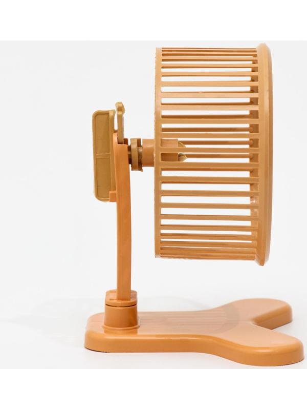 Колесо для грызунов пластиковое, с подставкой, 9 см, бежевое