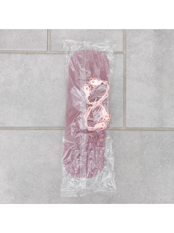 Держатель для уборочного инвентаря, двойной, 25×8 см, цвет МИКС