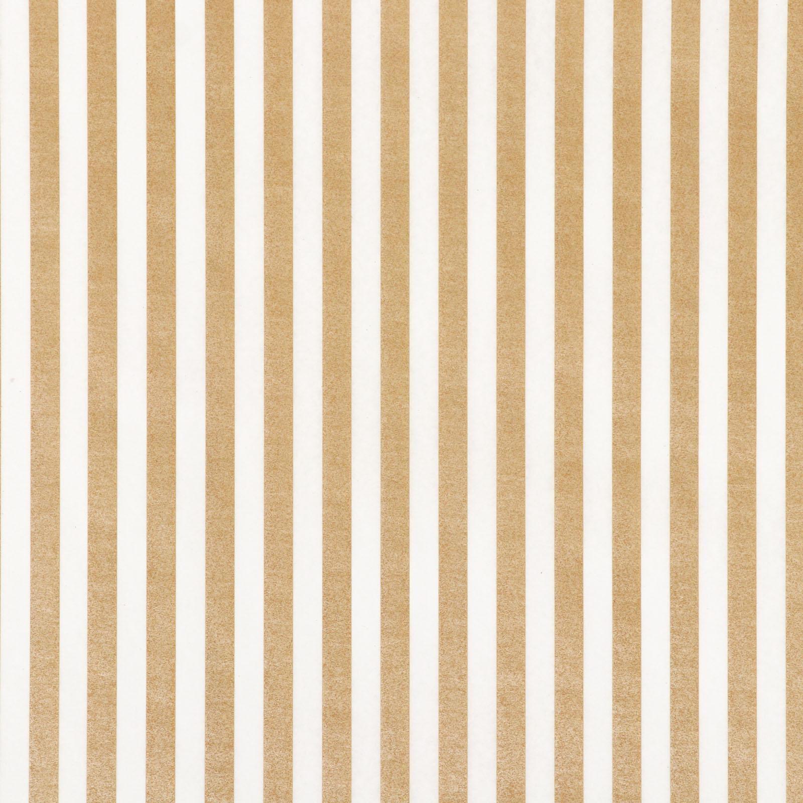 Бумага силиконизированная «Полоски», золотые, для выпечки, 0,38 х 5 м