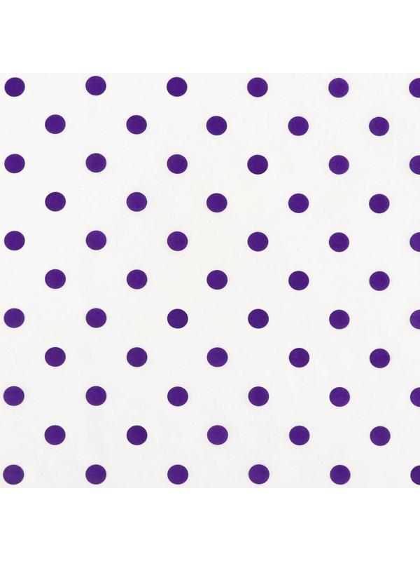 Бумага силиконизированная «Горох», фиолетовый, для выпечки, 0,38 х 5 м
