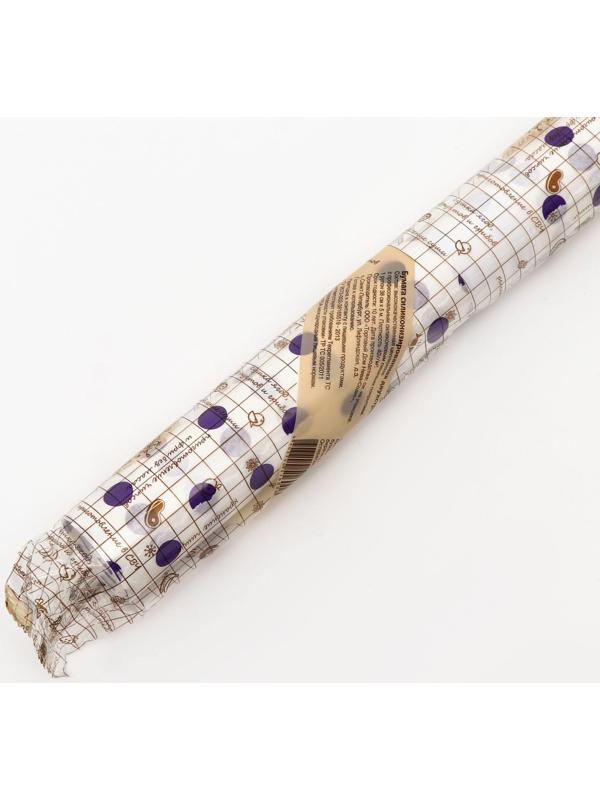 Бумага силиконизированная «Горох», фиолетовый, для выпечки, 0,38 х 5 м