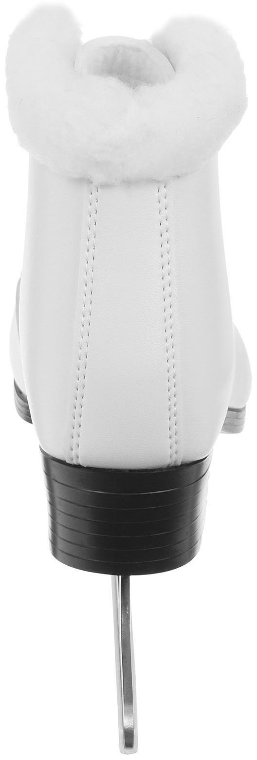 Коньки фигурные ONLITOP с мехом, искусственная кожа, размер 36