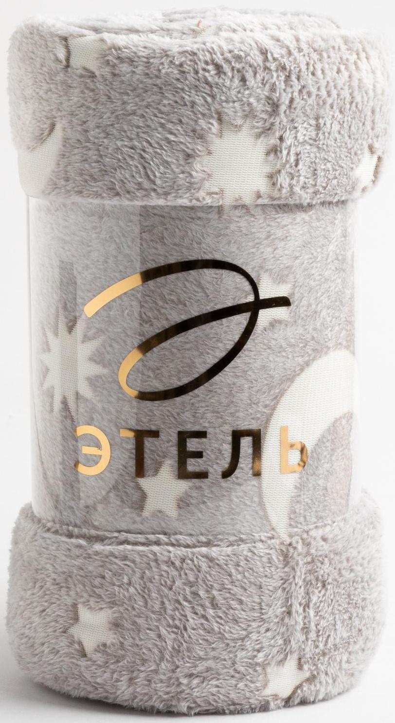 Плед светящийся в темноте Этель «Луна» 200*220 см,100% п/э, корал-флис