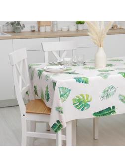 Клеёнка столовая на тканевой основе Доляна «Тропики», рулон 20 метров, ширина 137 см