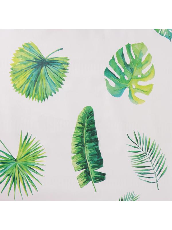 Клеёнка столовая на тканевой основе Доляна «Тропики», рулон 20 метров, ширина 137 см