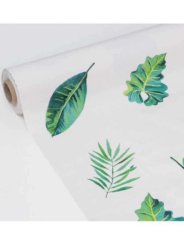 Клеёнка столовая на тканевой основе Доляна «Тропики», рулон 20 метров, ширина 137 см