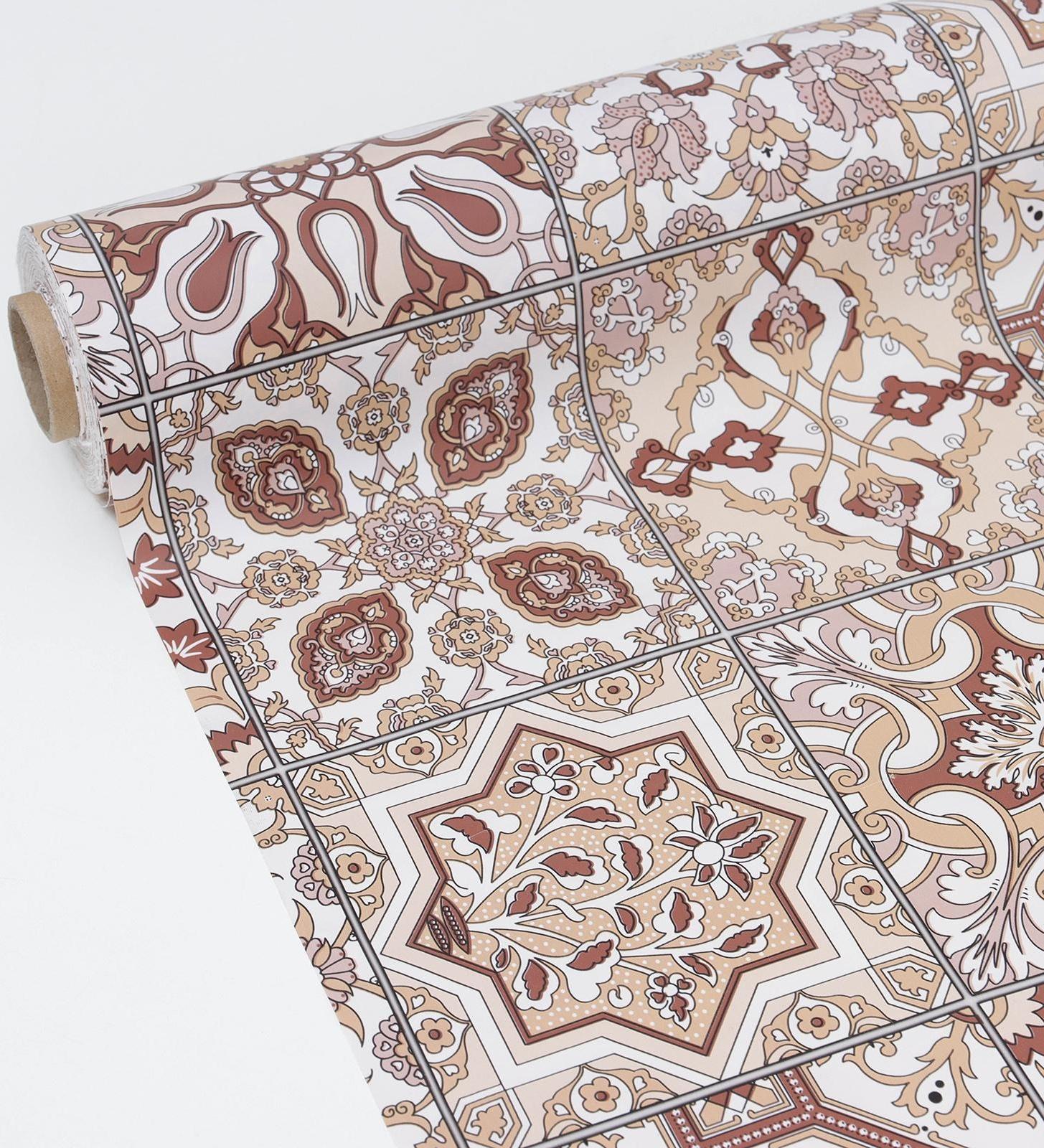 Клеёнка столовая на тканевой основе Доляна «Велла», рулон 20 метров, ширина 137 см