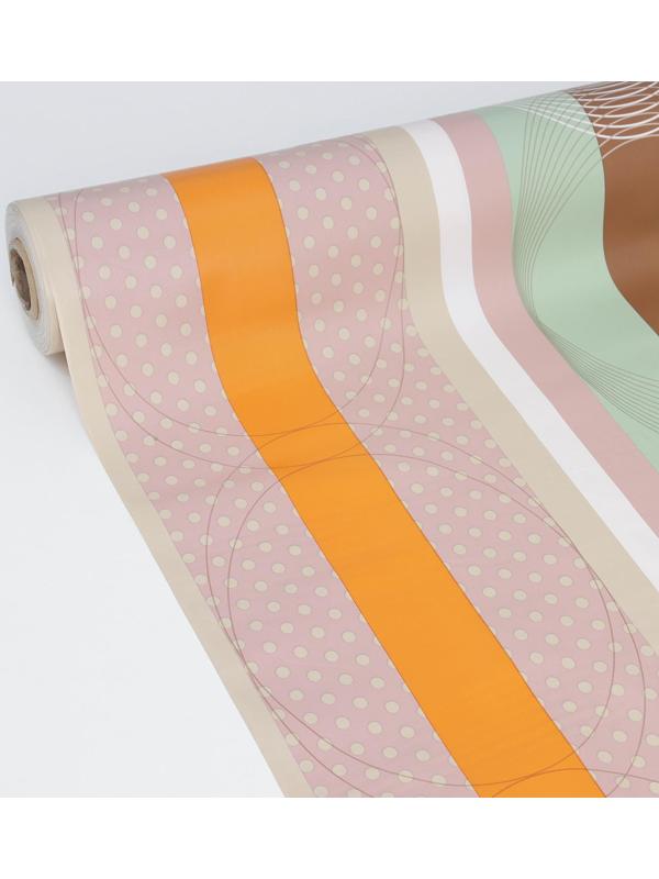 Клеёнка столовая на тканевой основе Доляна «Мэри», рулон 20 метров, ширина 137 см