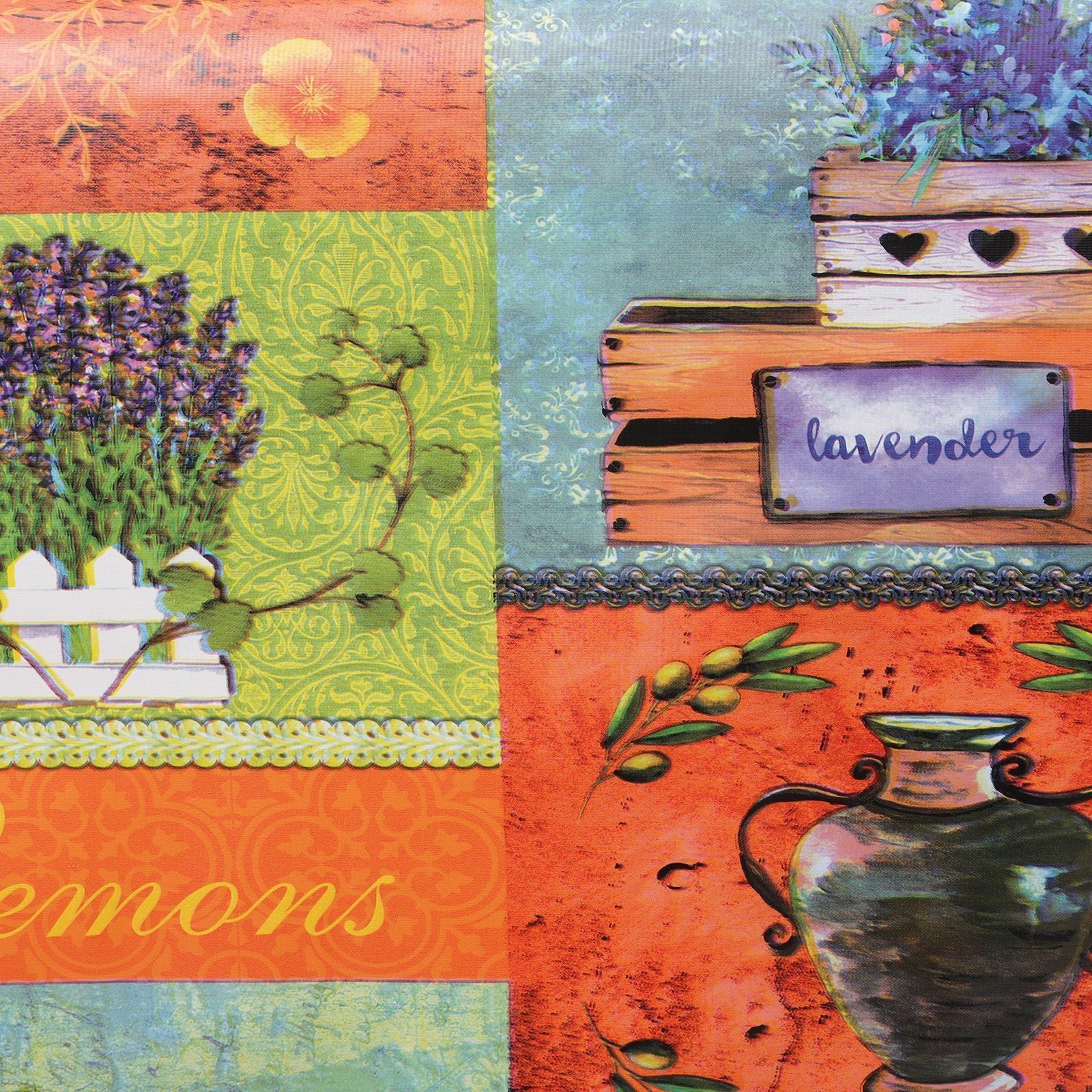 Клеёнка столовая на тканевой основе Доляна «Прованс», рулон 20 метров, ширина 137 см