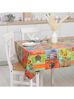 Клеёнка столовая на тканевой основе Доляна «Прованс», рулон 20 метров, ширина 137 см