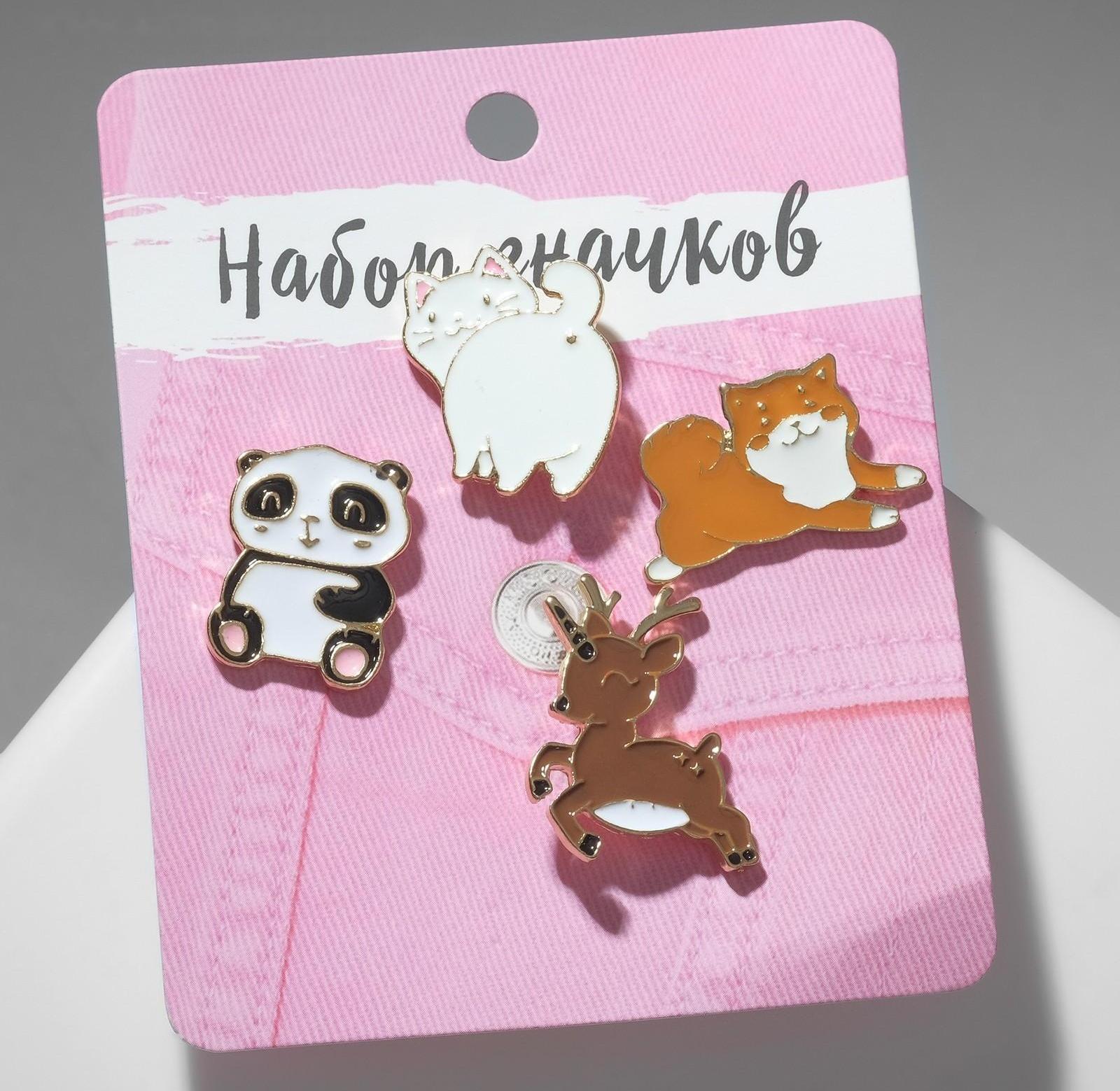 Набор значков (4шт) 