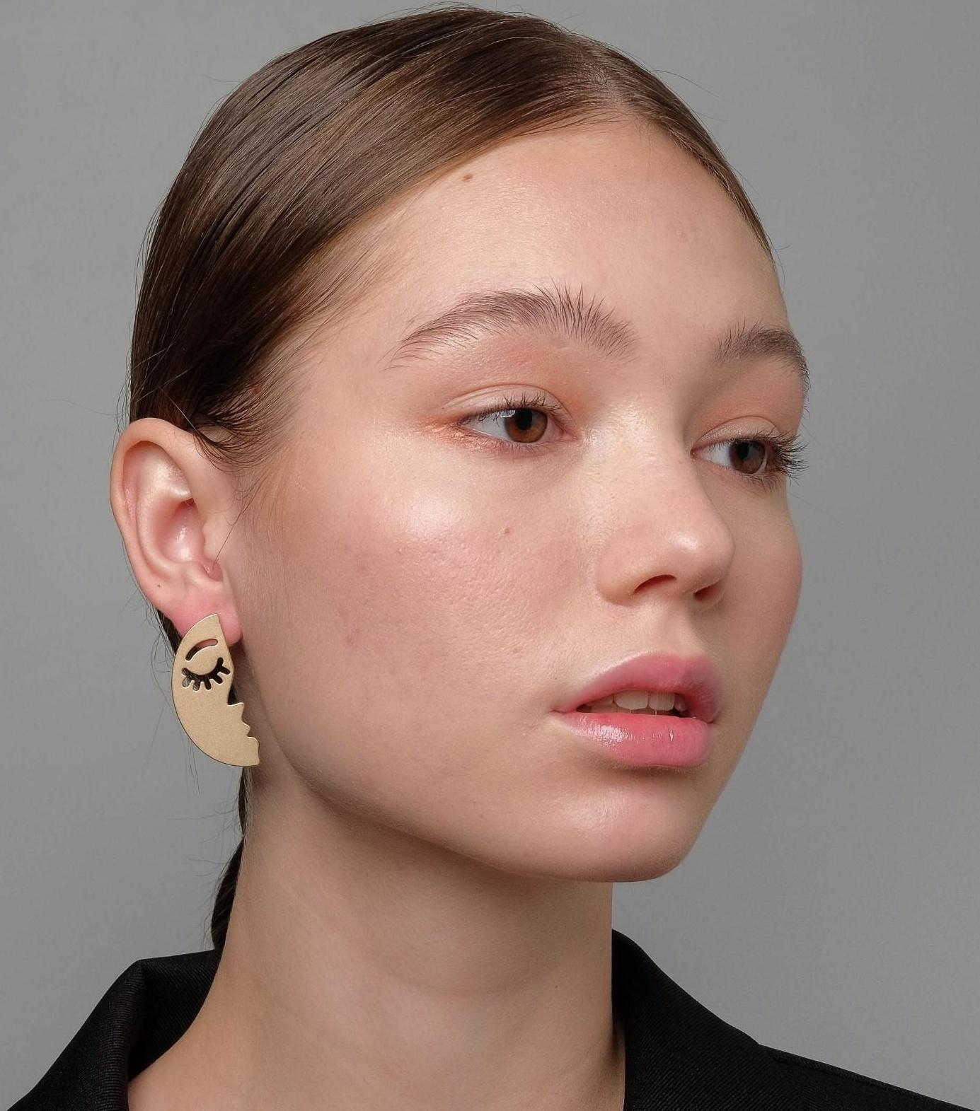 Серьги металл 