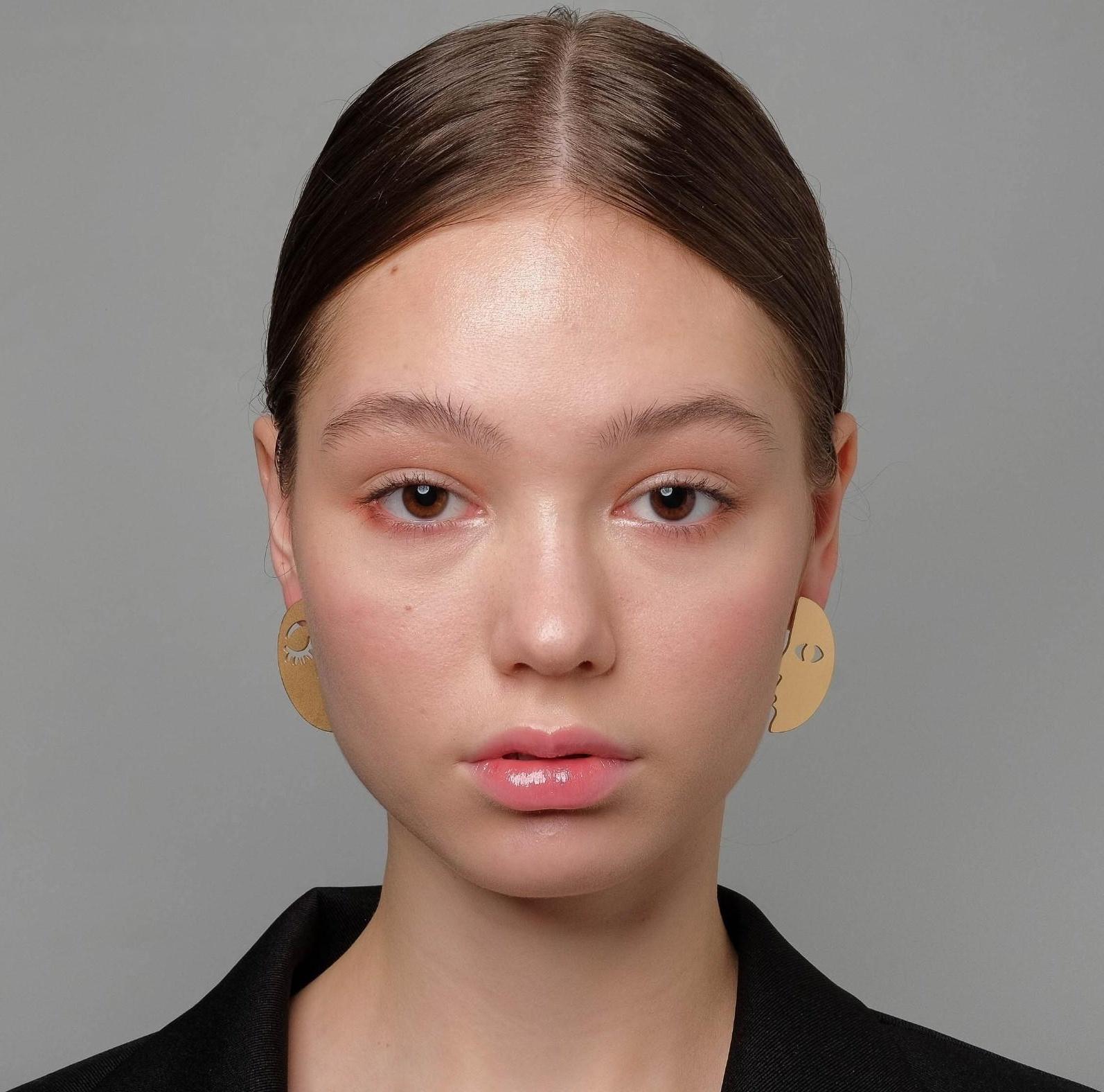 Серьги металл 