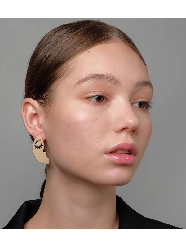 Серьги металл 