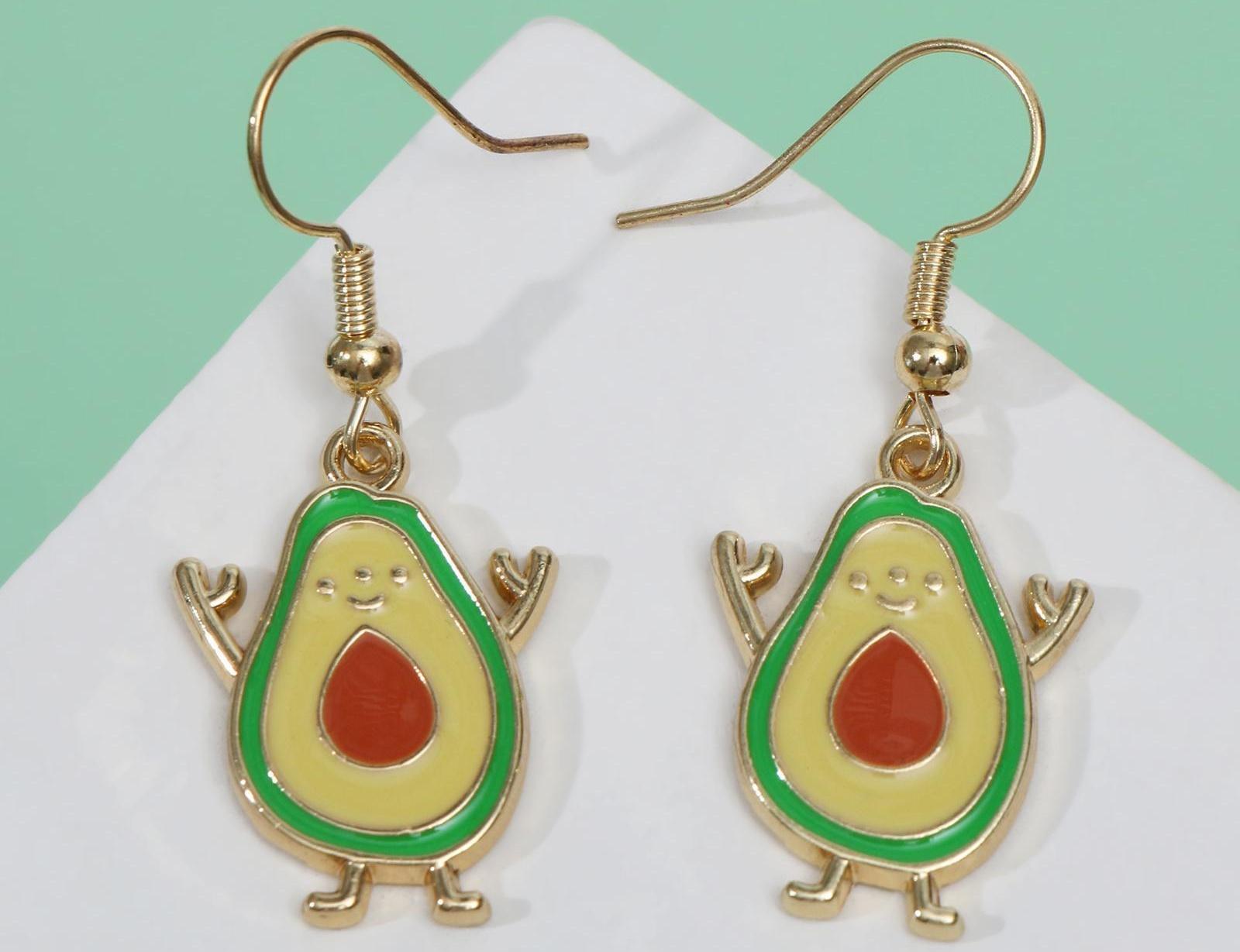 Серьги эмаль 