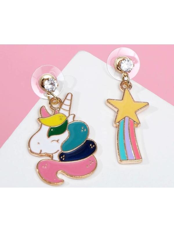 Серьги эмаль 