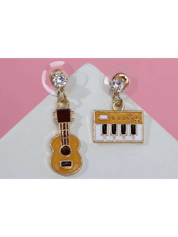 Серьги эмаль 