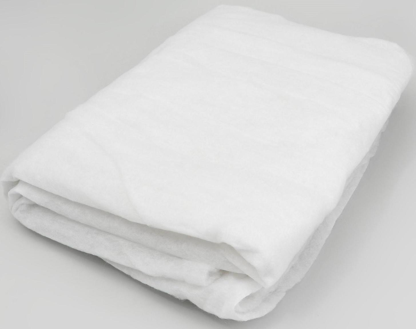 Синтепон полотно нетканое, 100 гр/кв. метр, 150 × 200 см, цвет белый