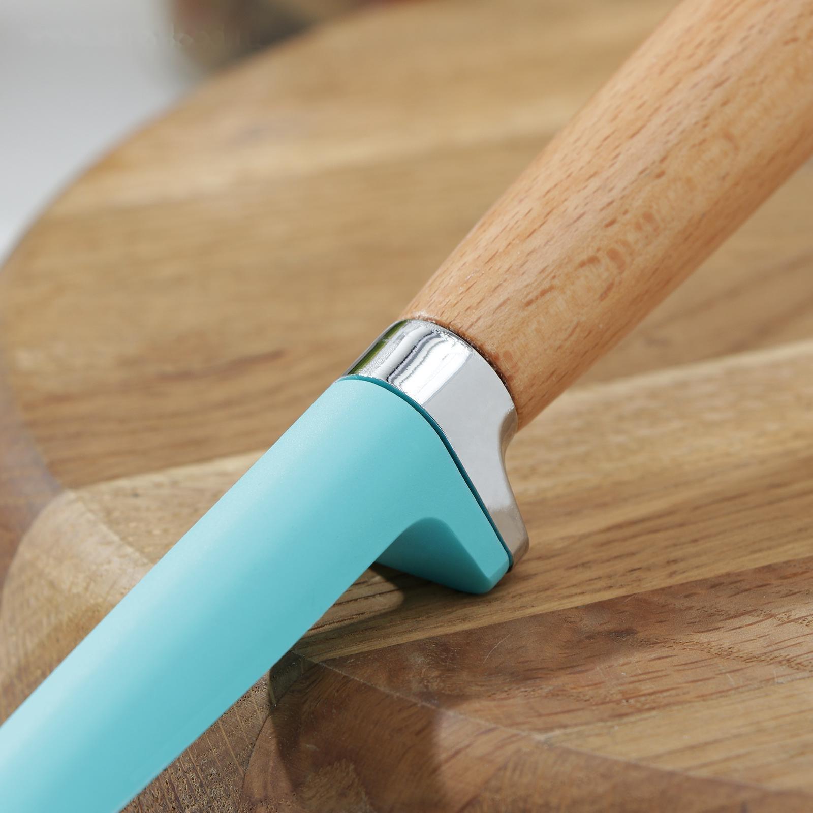 Лопатка с прорезями Доляна «Лагуна», 29×8×2,5 см, цвет голубой