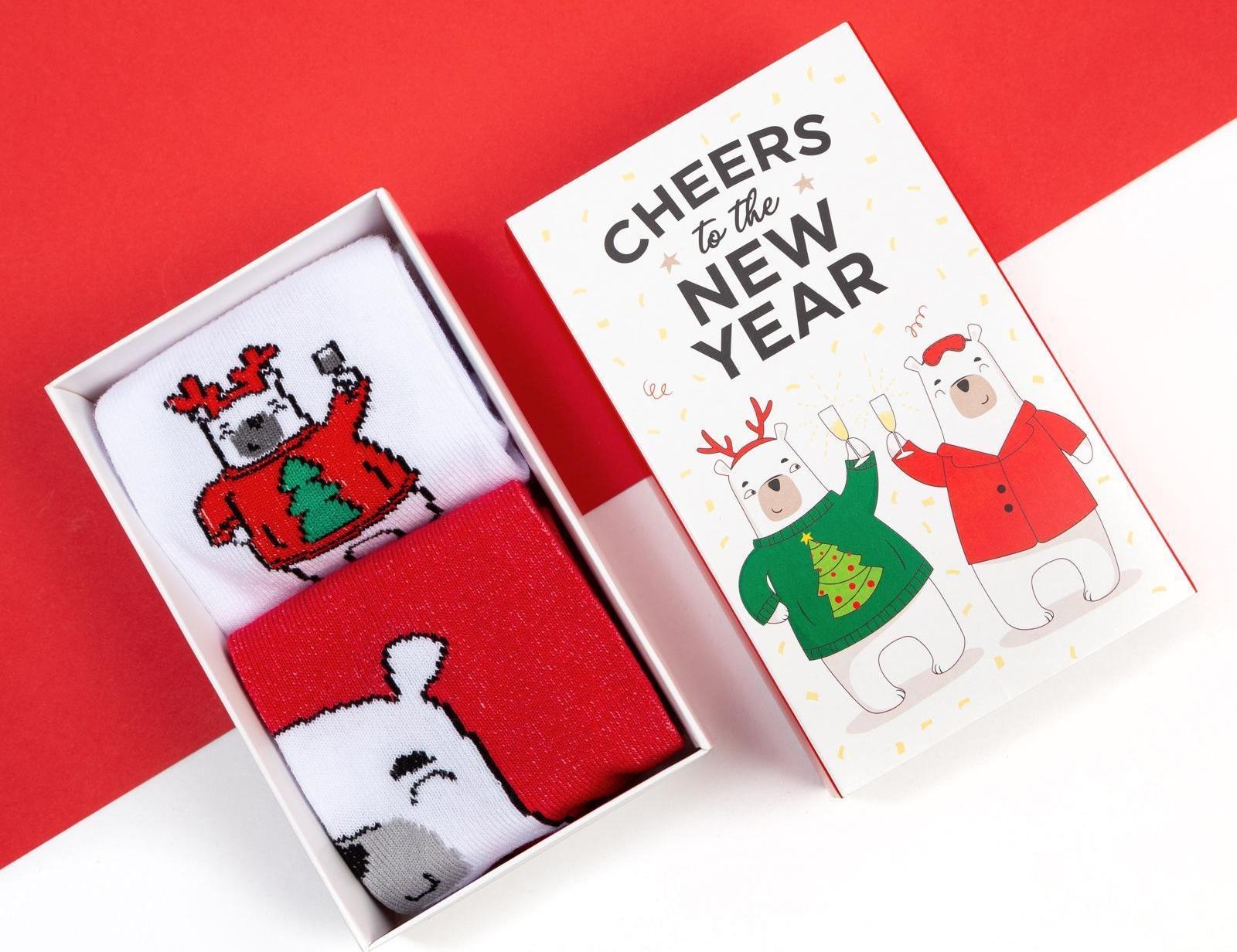 Набор новогодних женских носков KAFTAN 