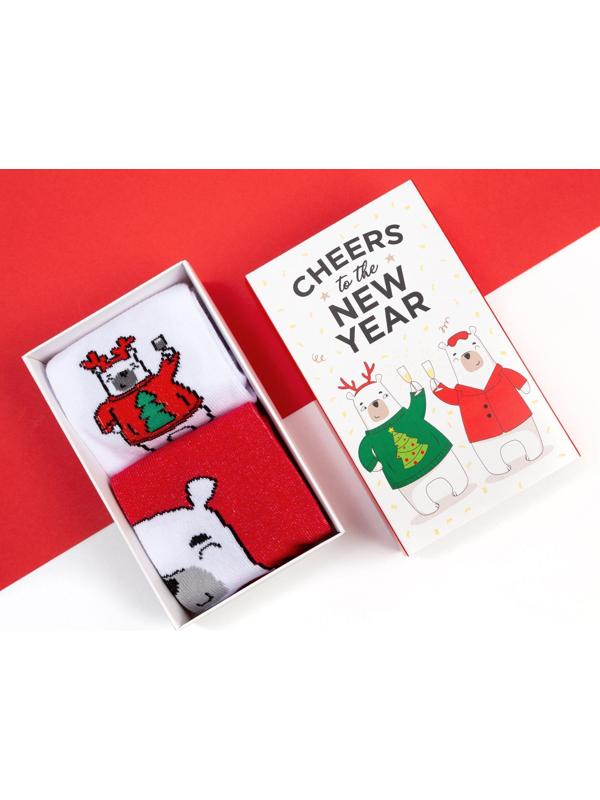 Набор новогодних женских носков KAFTAN 