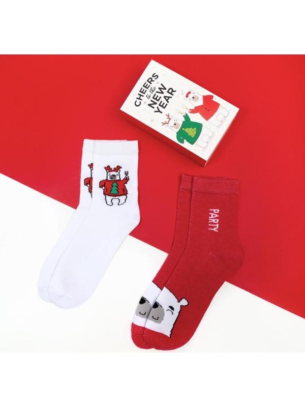 Набор новогодних женских носков KAFTAN 