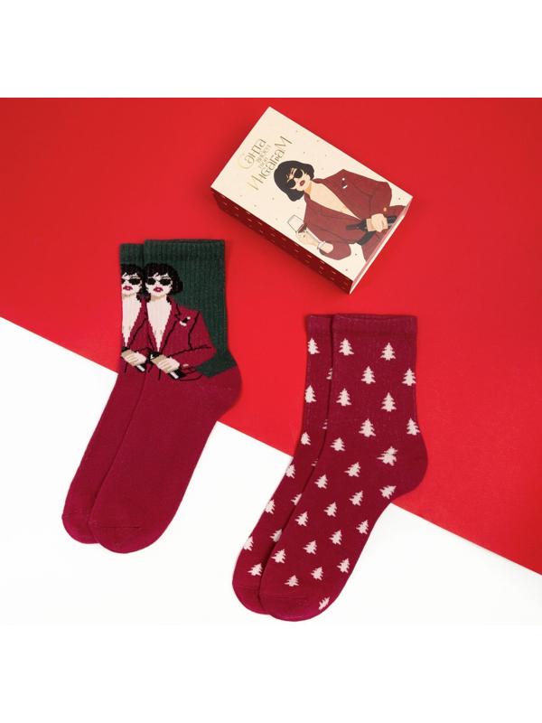 Набор новогодних женских носков KAFTAN 