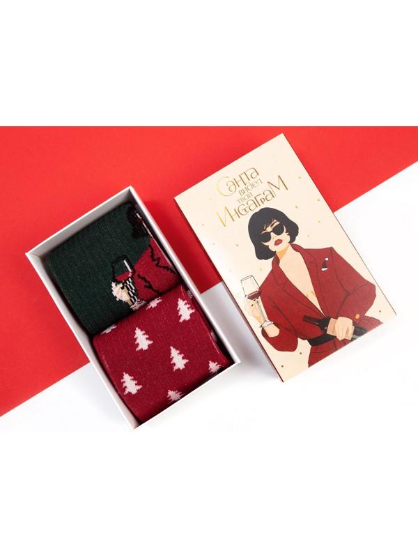 Набор новогодних женских носков KAFTAN 