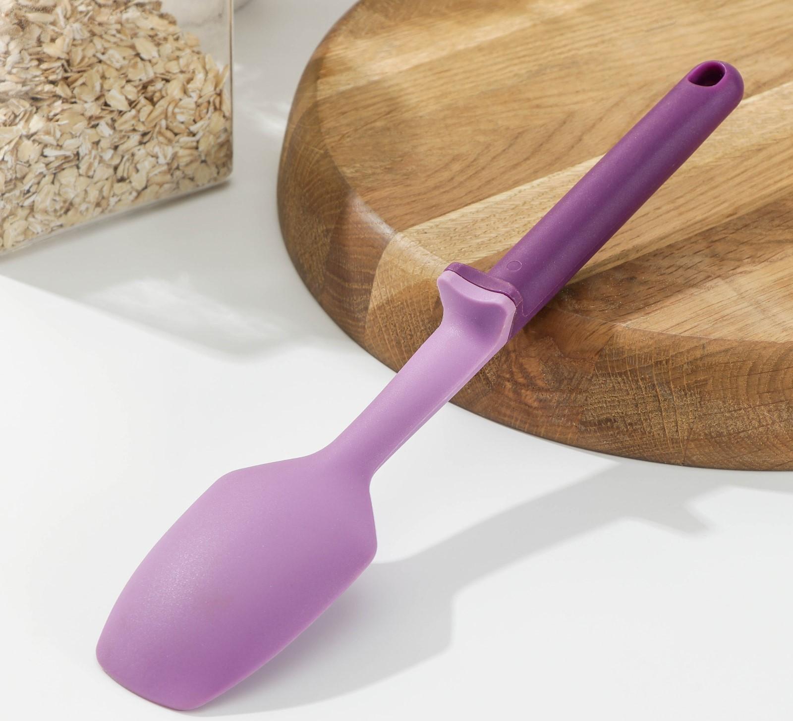 Лопатка Доляна «Мегара», 27×5×2,5 см, цвет фиолетовый