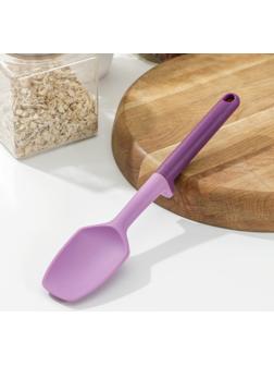 Лопатка Доляна «Мегара», 27×5×2,5 см, цвет фиолетовый