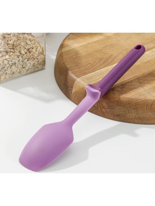 Лопатка Доляна «Мегара», 27×5×2,5 см, цвет фиолетовый