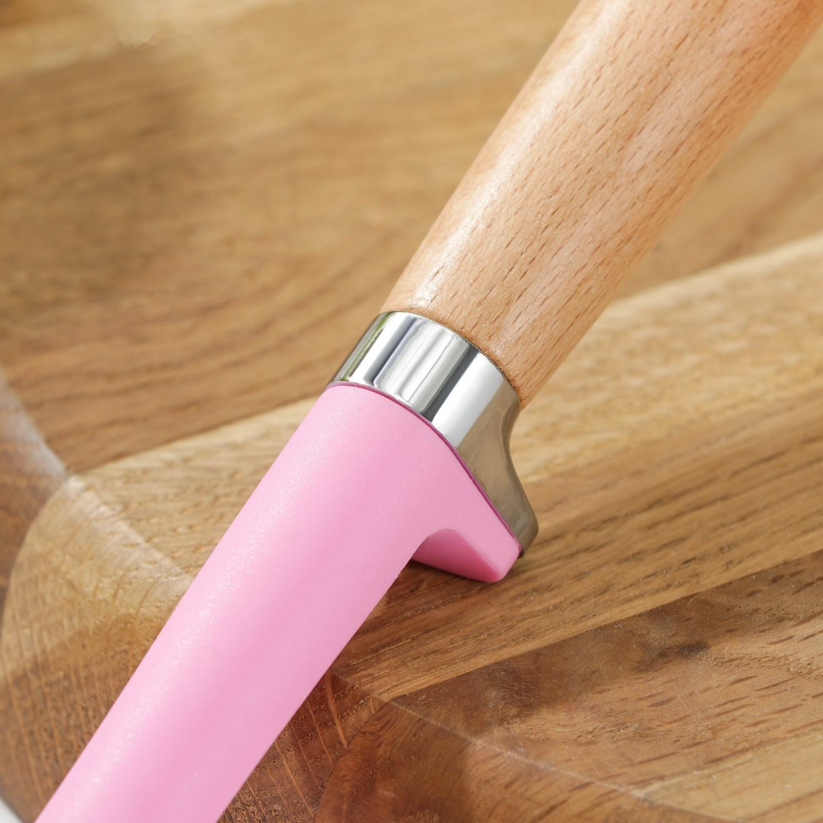 Лопатка Доляна «Стелла», 31×5,5×2,5 см, цвет розовый