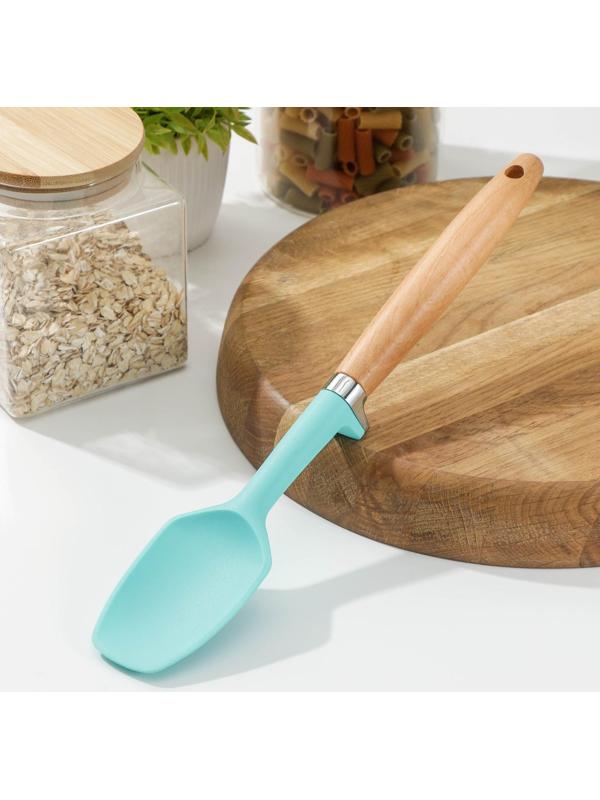 Лопатка Доляна «Лагуна», 31×5,5×2,5 см, цвет голубой